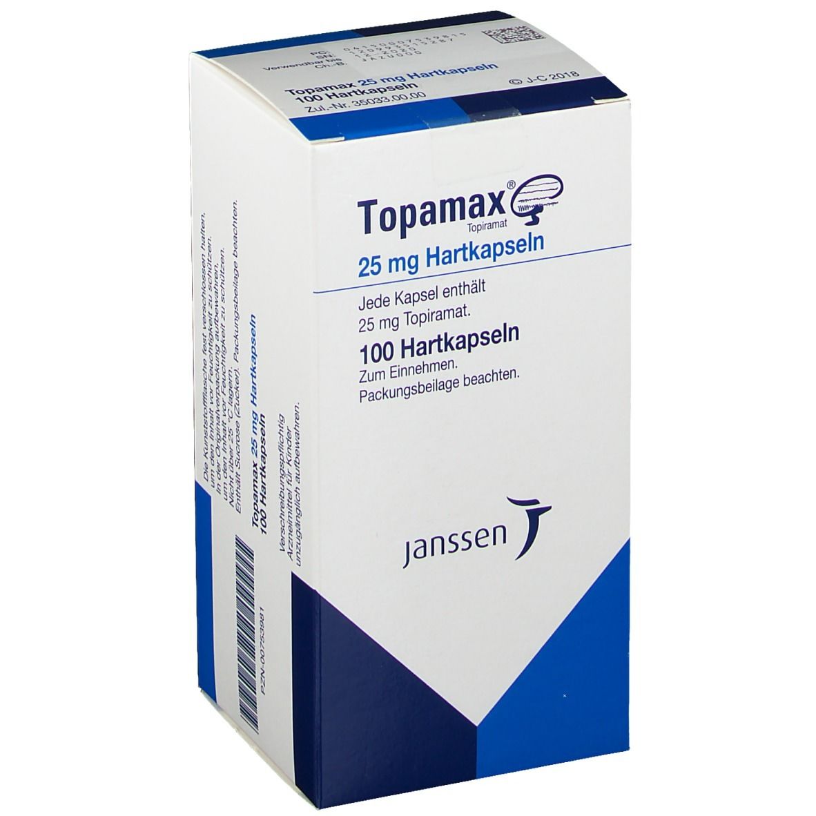 Topamax 25mg Kapseln 100St